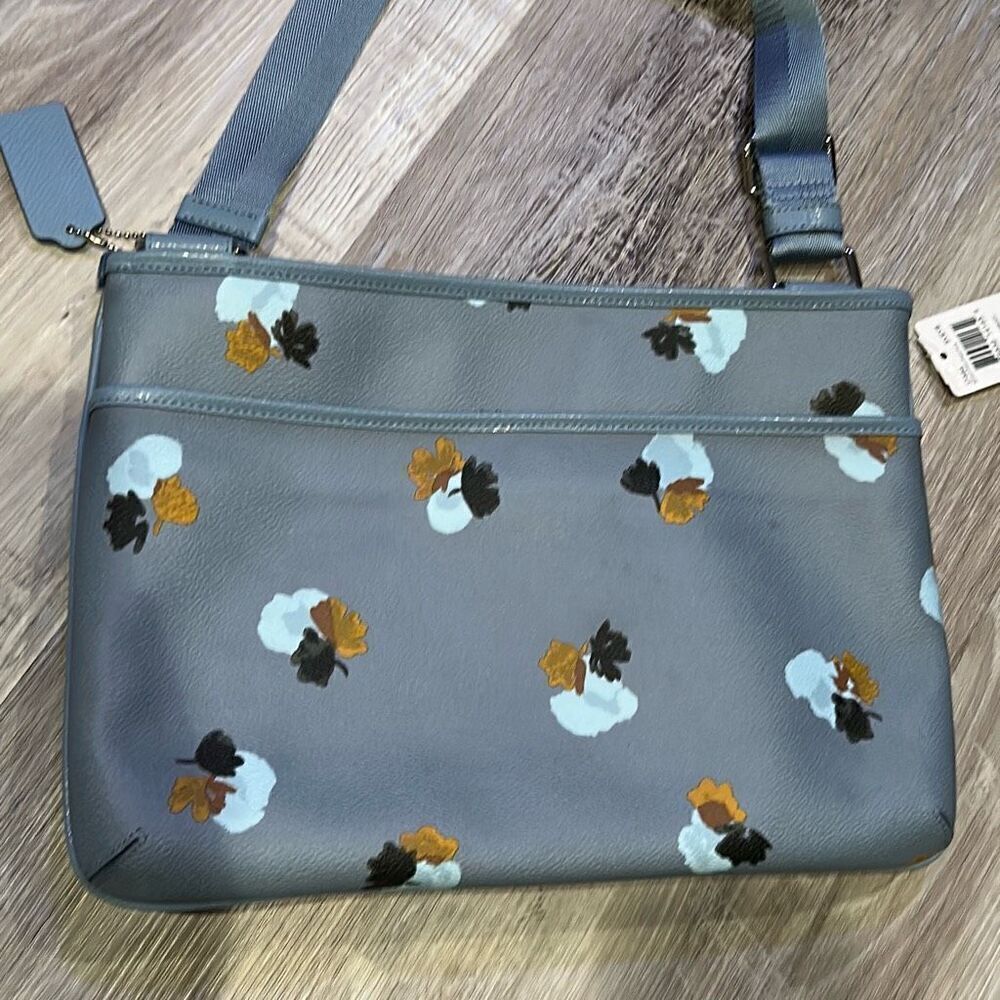 NWT Coach Taylor Blue cross body bag ASโIS